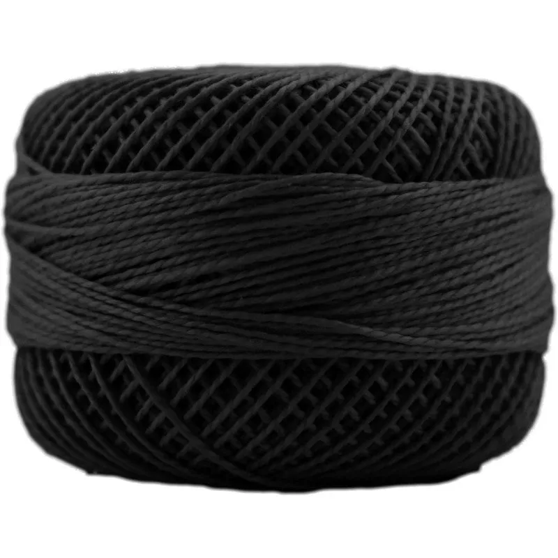 0007 Perle Cotton #8 - BlackPresencia 08-0007