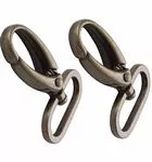 1" Antique Brass Swivel Hook Set of 2 By Annie