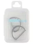 1" Flat D-Ring Nickel Set of 2 By Annie