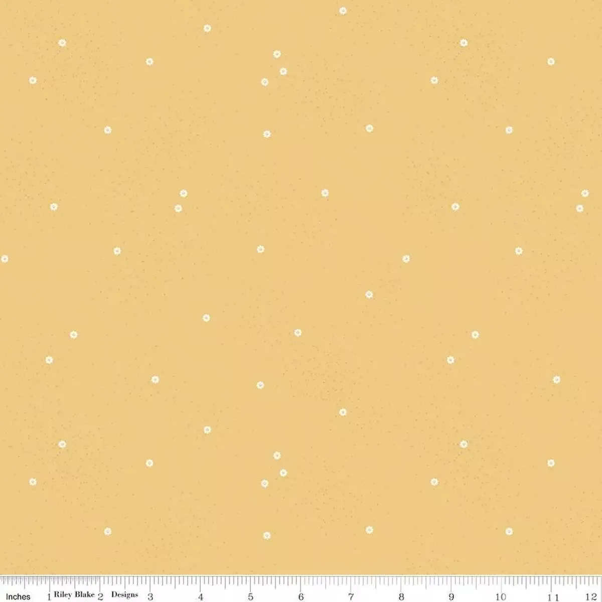 100% Cotton Fabric, 43″/44″ Wide in Dainty Daisy Honey by Riley Blake Designs
