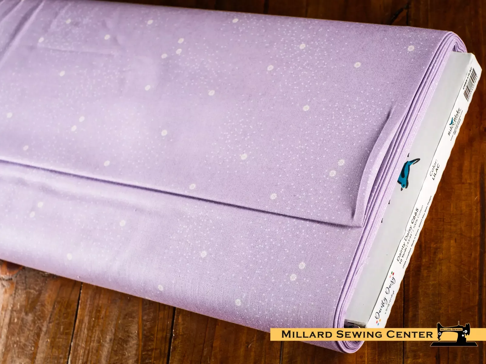 100% Cotton Fabric, 43″/44″ Wide in Dainty Daisy Lilac by Riley Blake Designs