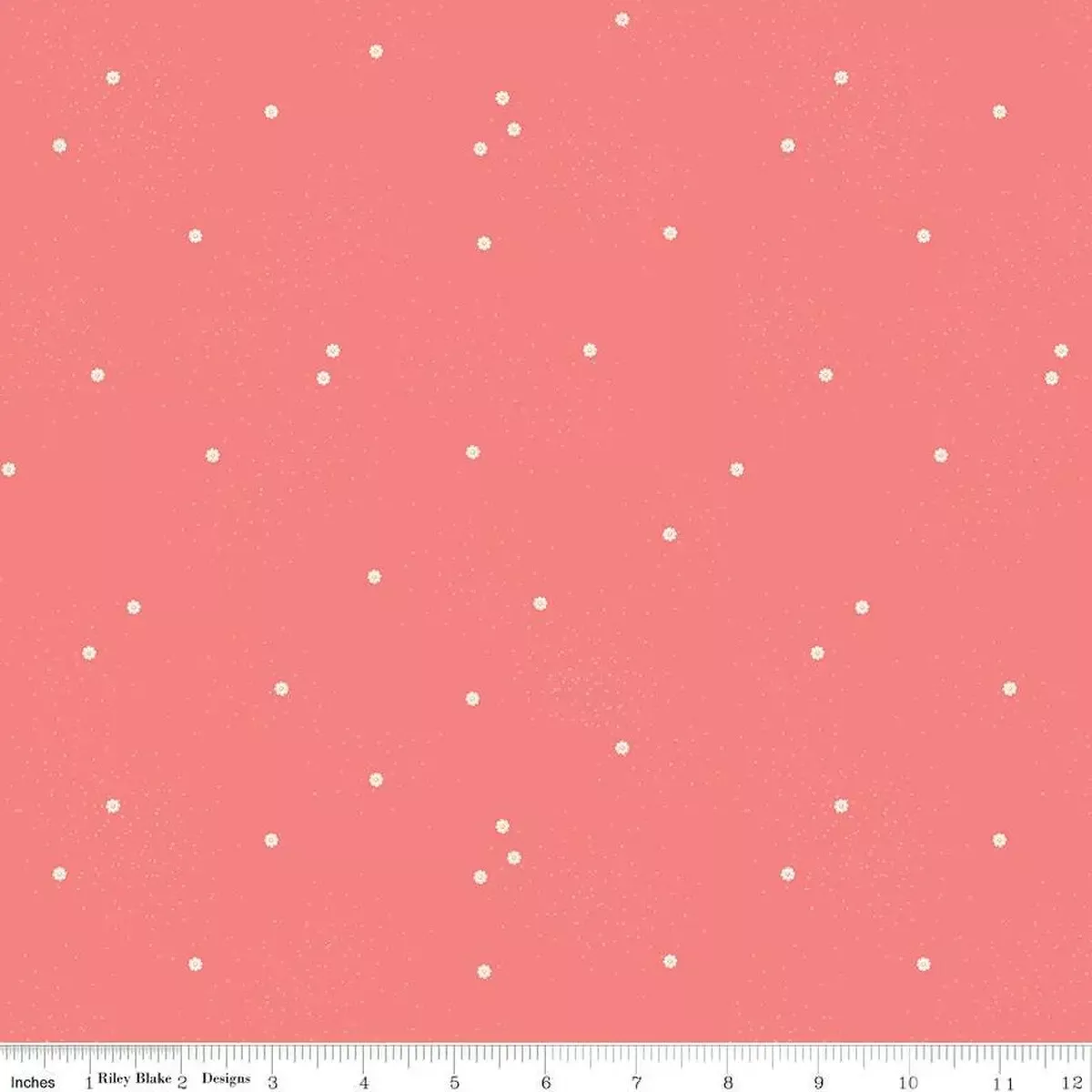 100% Cotton Fabric, 43″/44″ Wide in Dainty Daisy Lipstick by Riley Blake Designs