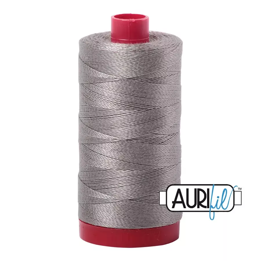 12wt Cotton Thread in 6732 Earl Gray by Aurifil