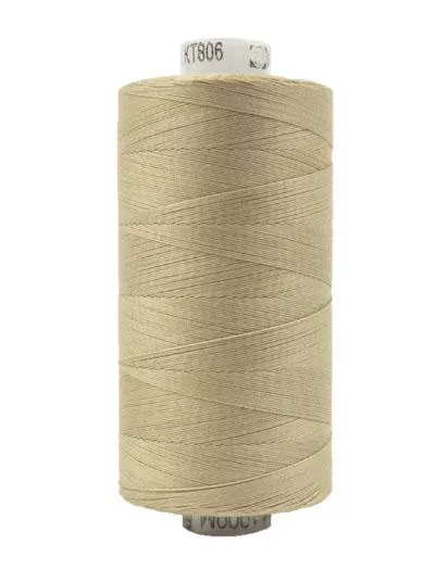 50wt - Konfetti - Dark Ecru KT806 - Wonderfil Cotton Thread - 1000m/1094yds