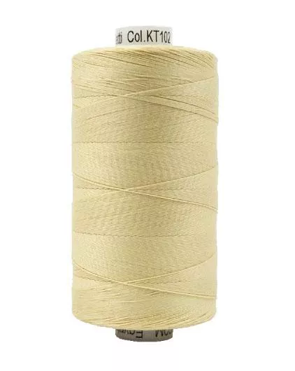 50wt - Konfetti - Ecru KT102 - Wonderfil Cotton Thread - 1000m/1094yds