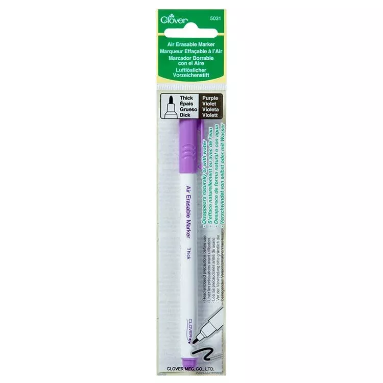 Air Erase Marker Thick Purple 5031 Clover