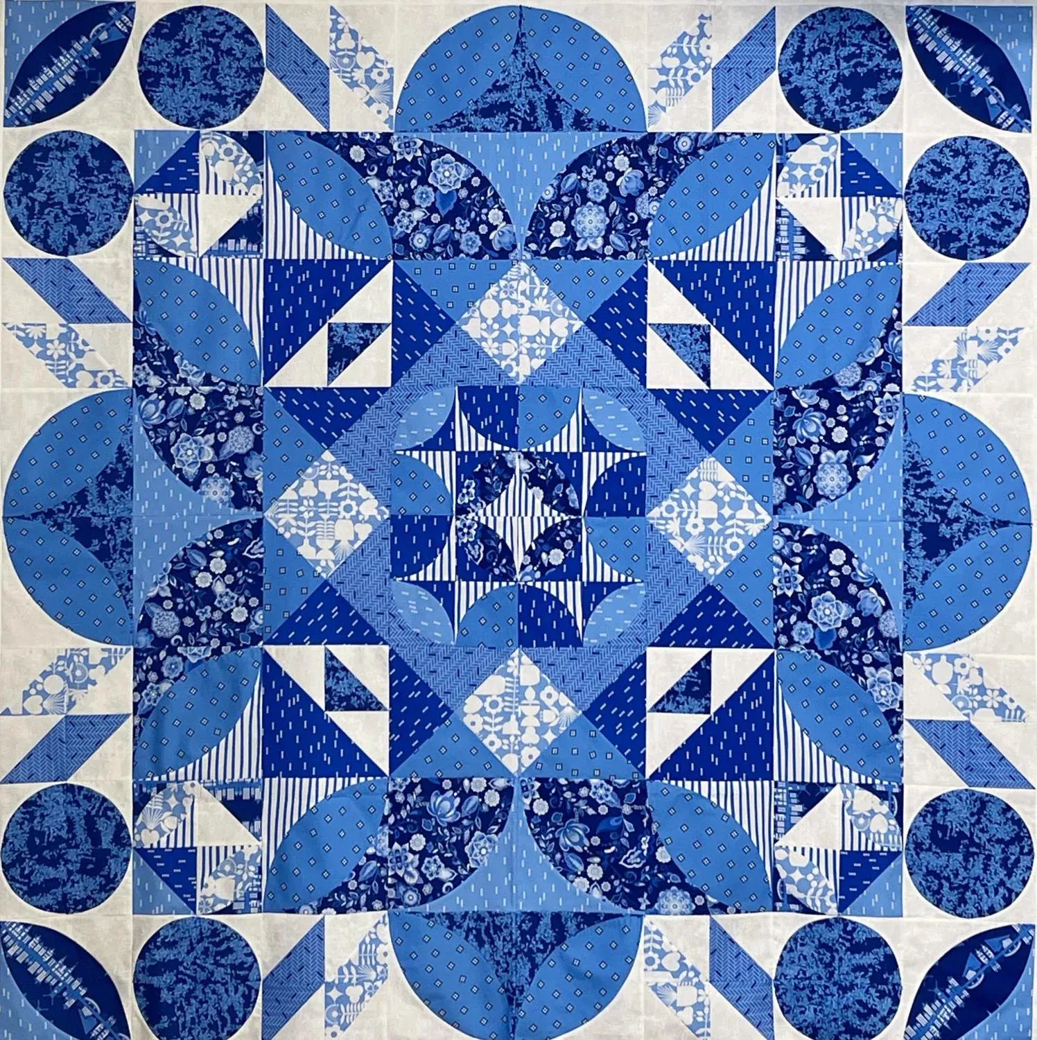 Amsterdam - Bloem Quilt Kit - 64" x 64" - Includes Pattern & Binding