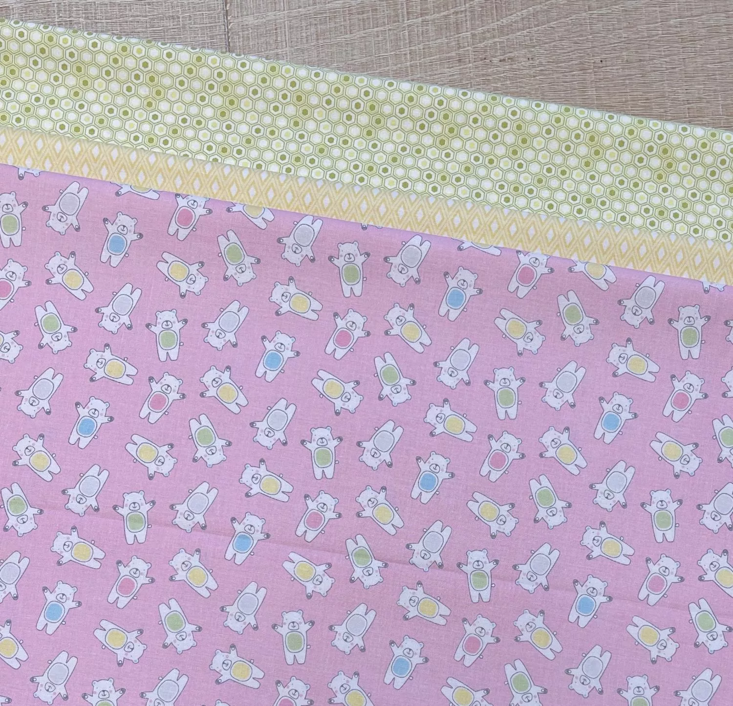 Bears - 1 Pillowcase Kit - Bears on PINK - Includes Pattern