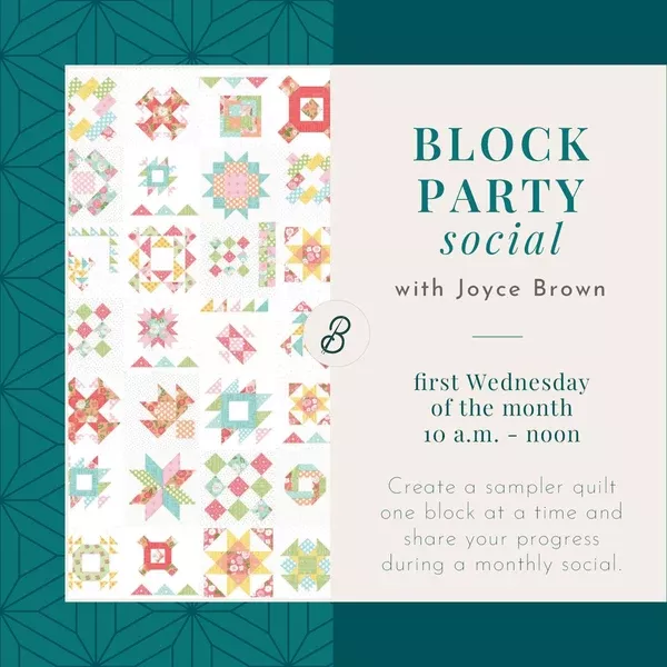Block Party Socialfirst Wednesday of the Month10 a.m. - noon