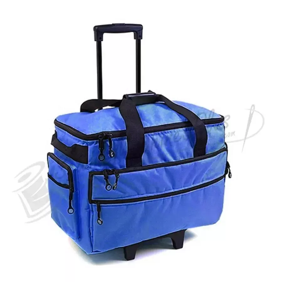 Bluefig TB19 Wheeled Sewing Machine Carrier - Cobalt (Multiple Colors Available)