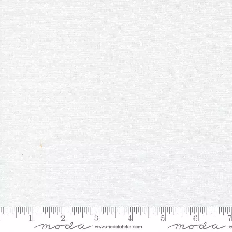 Blueprint Starlight White - White Yardage 55337-21 By Camille Roskelly Sold In 1/2 Yard Increments Cut Continuously