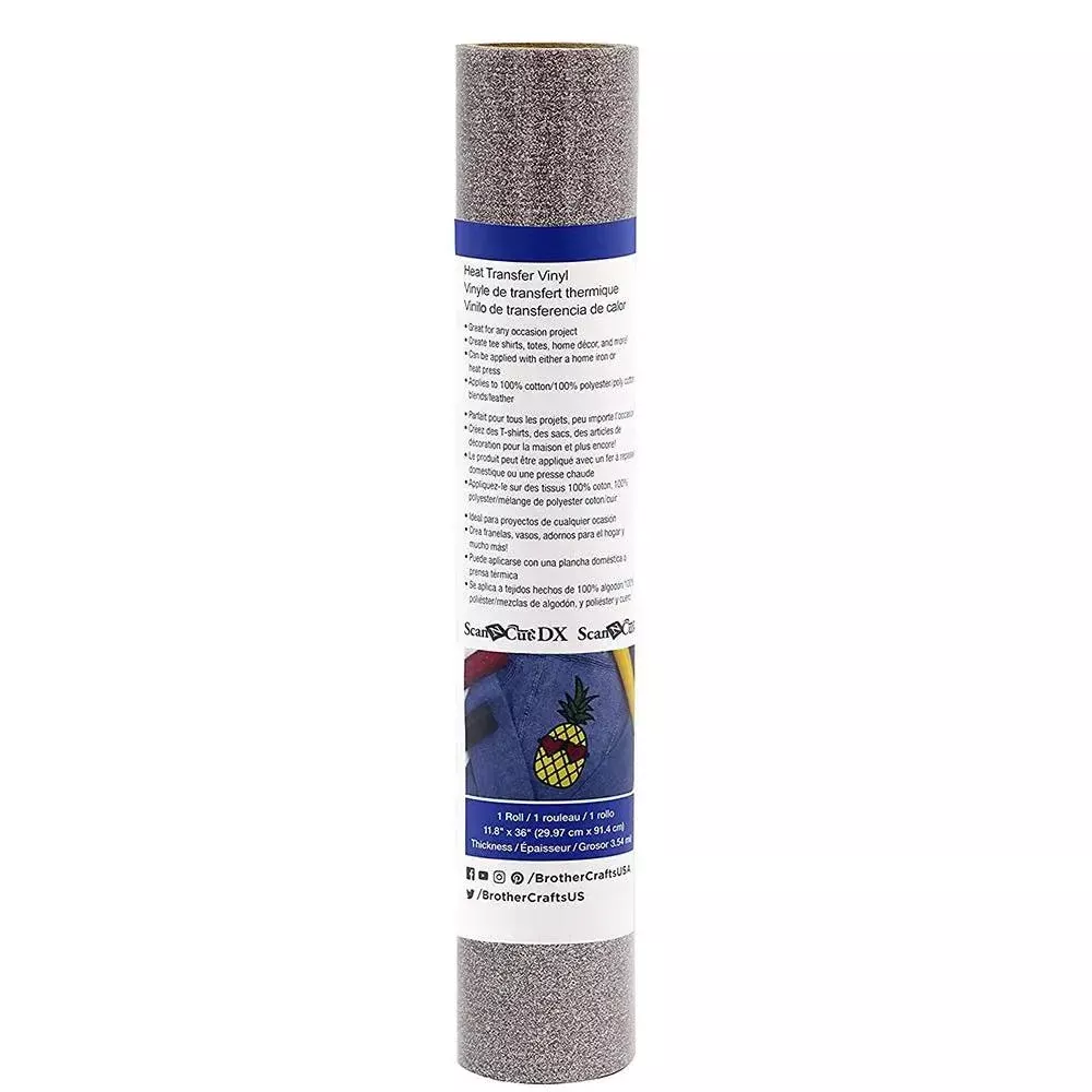 Brother ScanNCut Iron-on Craft Glitter Vinyl, Confetti, 3 FT