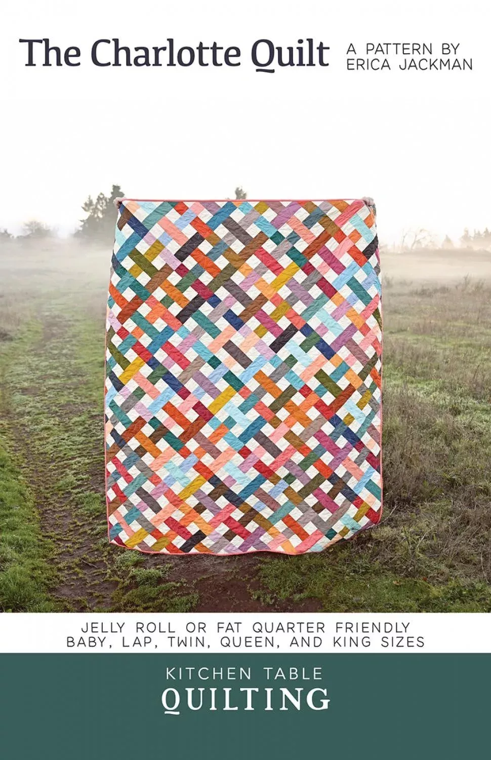 The Charlotte Quilt Pattern KTQ172by Kitchen Table Quilting (baby, lap and twin, Queen and King)