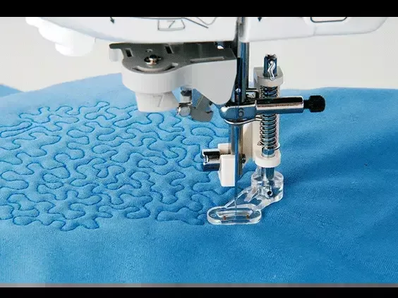 Clear Free Motion Foot, “Darning Foot” – Requires Low Shank Adapter for ULT/PC series for Brother Sewing Machines
