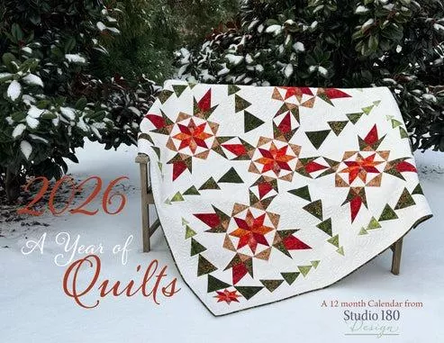 CLEARANCE - A Year of Quilts Calendar - Studio 180 Design - 2026