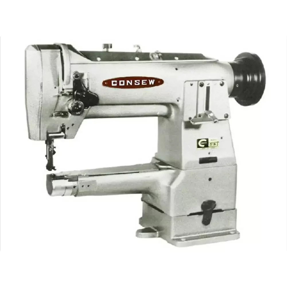 Consew ​277R-3​ Heavy Duty, Narrow Cylinder Arm, Single Needle, Drop Feed, Needle Feed, Compound Feed, Alternating Presser Feet, Lockstitch Machine
