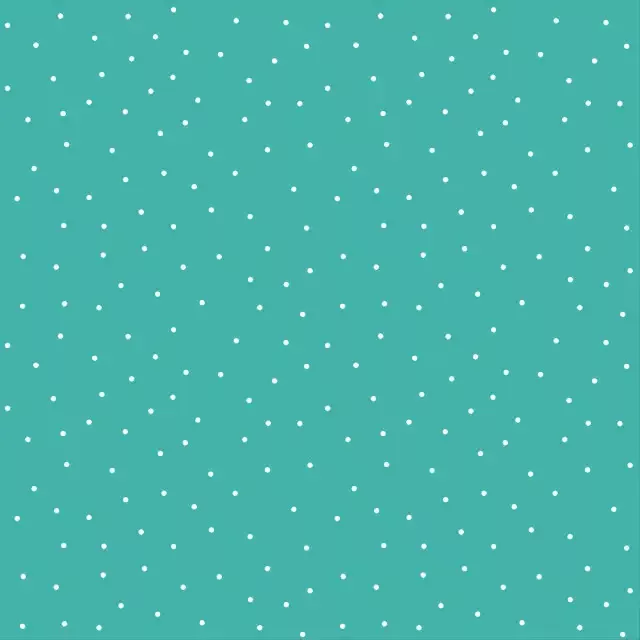 Cotton Fabric, 108″ Wide Kimberbell Basics in Aqua Small Dot by Maywood Studio