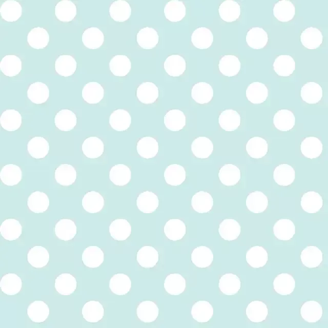 Cotton Fabric, 108″ Wide Kimberbell Basics in Pale Aqua Dots by Maywood Studio