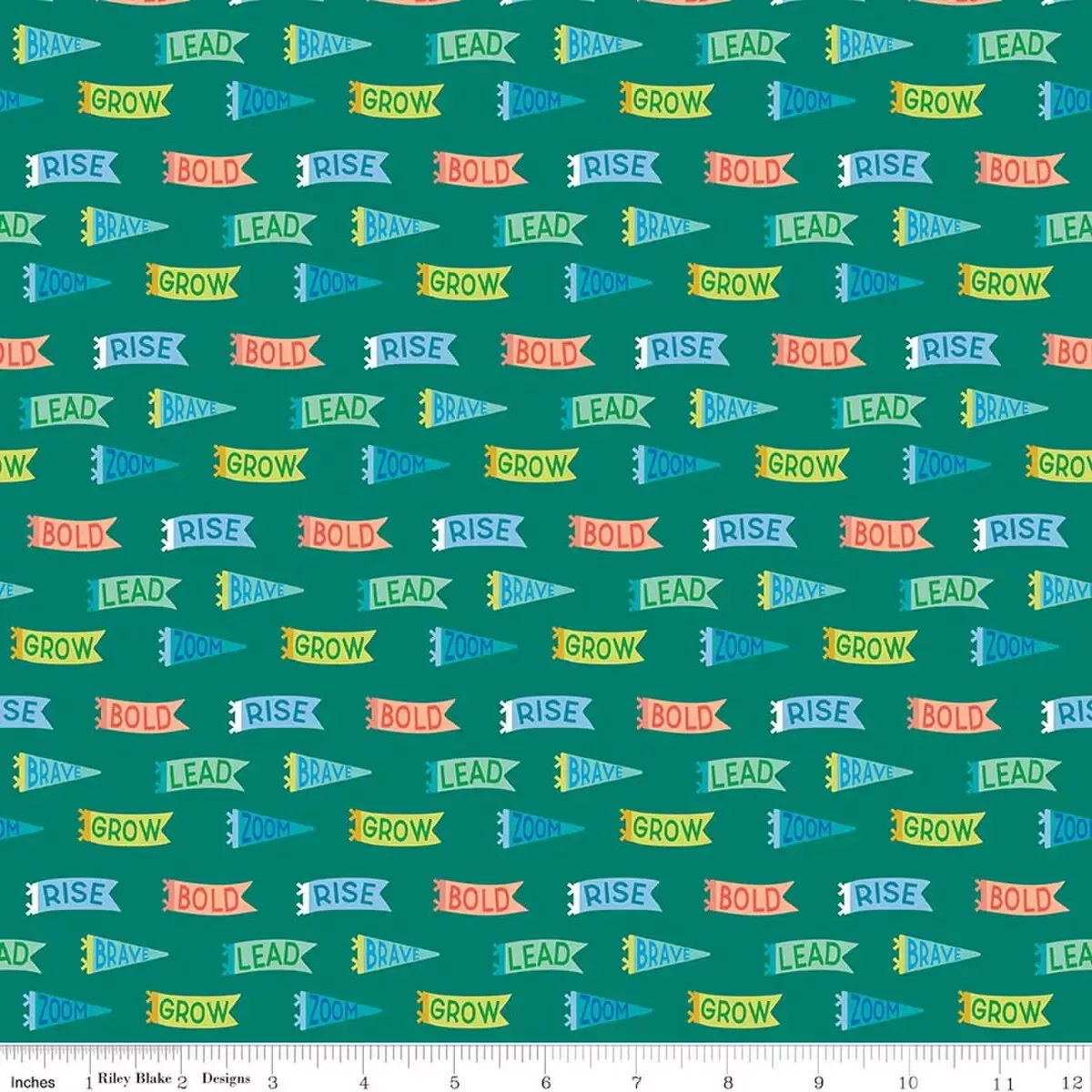 Cotton Fabric, 43″/44″ Wide Brave Your Way in Brave Banners Everest by Riley Blake Designs