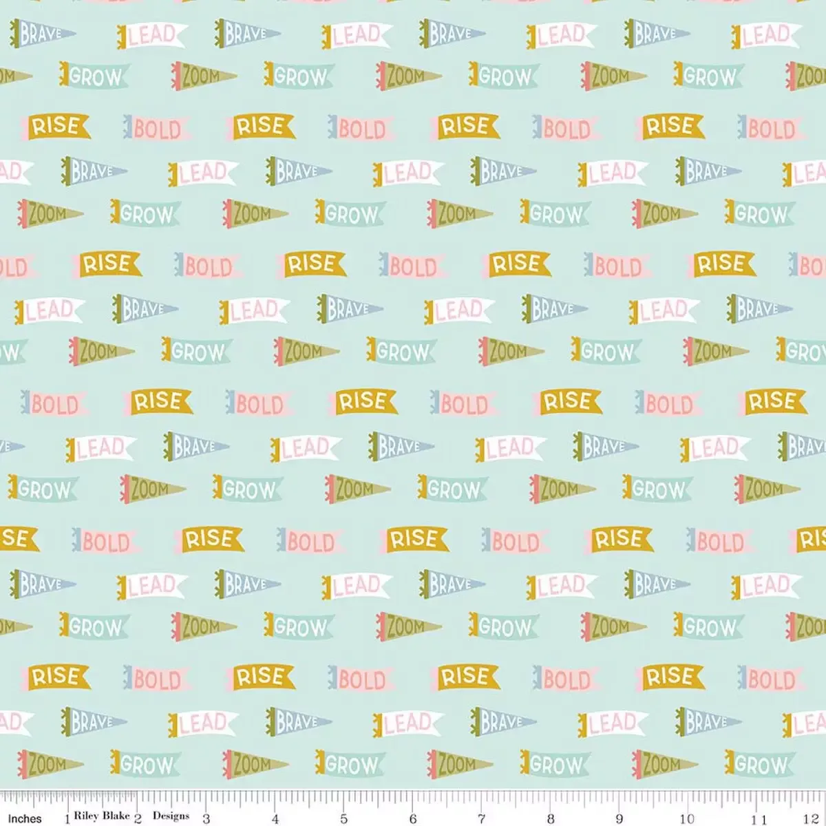 Cotton Fabric, 43″/44″ Wide Brave Your Way in Brave Banners Songbird by Riley Blake Designs