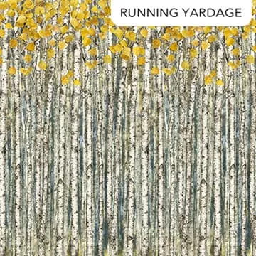 Cotton Fabric, 44″ Evening Song Stonehenge in Tree Ombre Taupe Multi by Northcott Fabrics