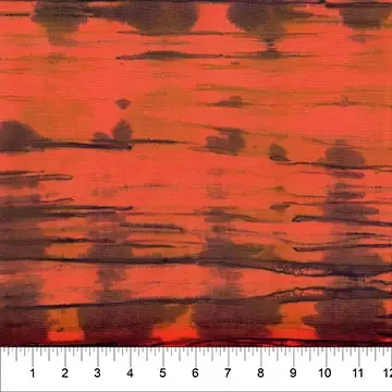 Cotton Fabric, 44″ Paint Box in Texture Pear by Banyan Batiks