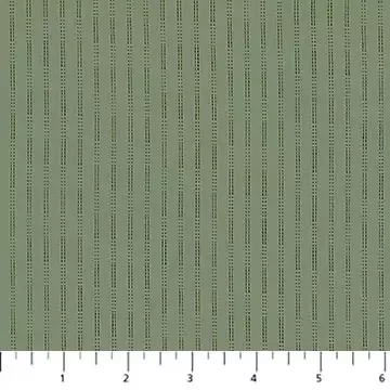 Cotton Fabric, 44″ Ripple & Thread in Stripe Green by FIGO