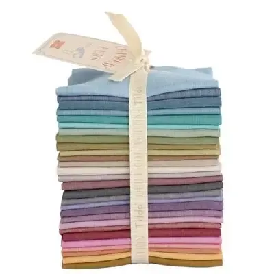 Cotton Fabric, Fat Eighth Bundle in Multicolor by Tilda