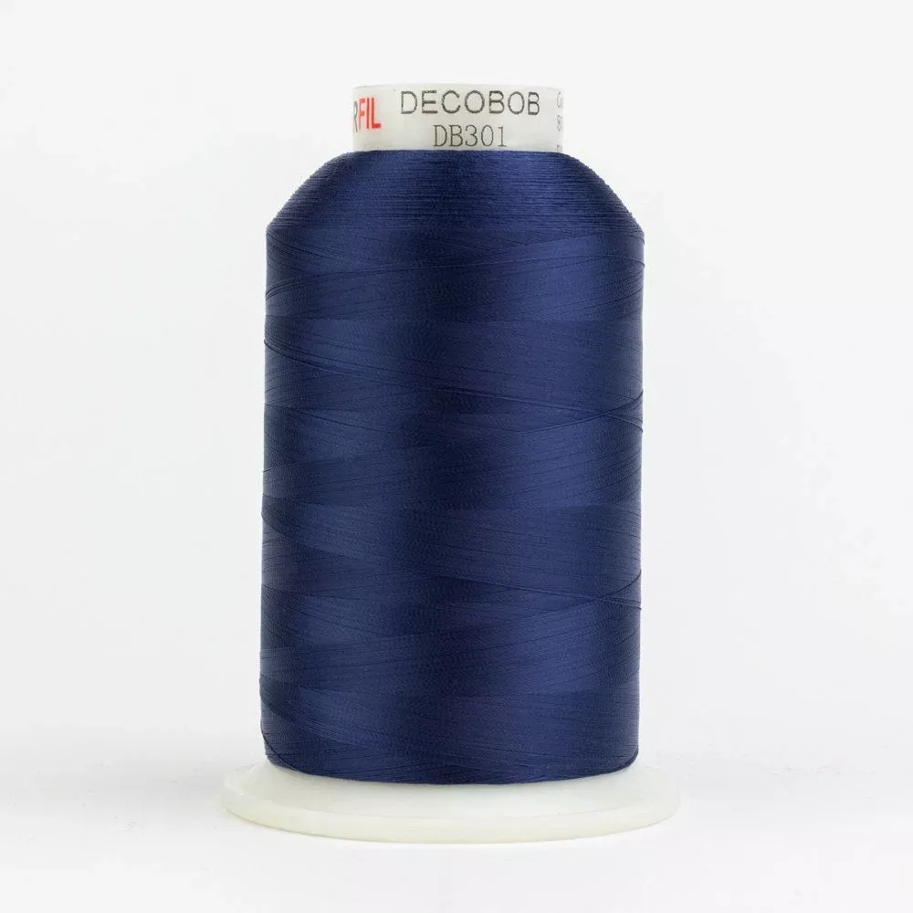 DecoBob Navy DB301 80wt Thread by Wonderfil 2187 yd