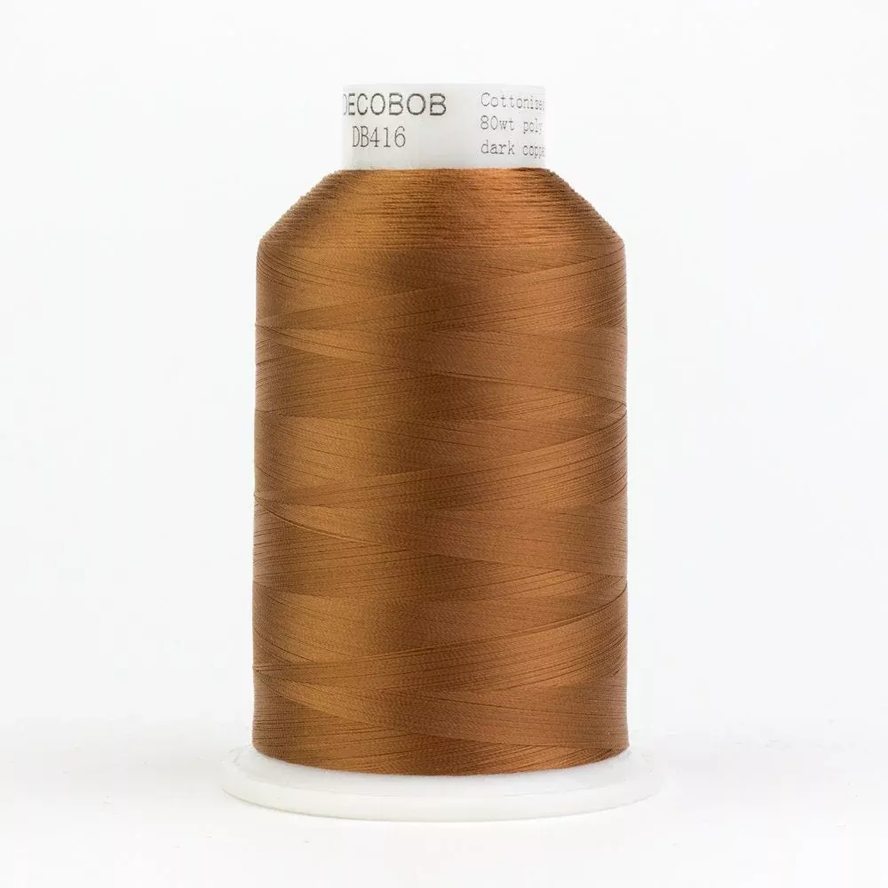DecoBobDark Copper DB416 80wt Thread by Wonderfil 2187 yd