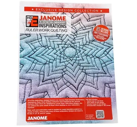 Embroidery Designs, Hi-Def Ruler Work Quilting by Janome