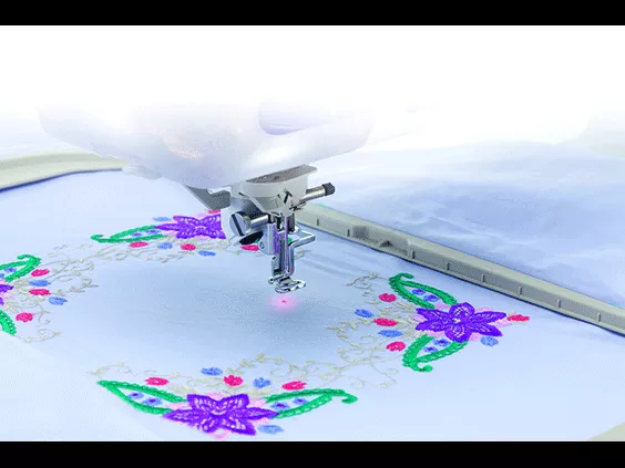 Embroidery Foot with LED Pointer for Brother XV Series Sewing Machines