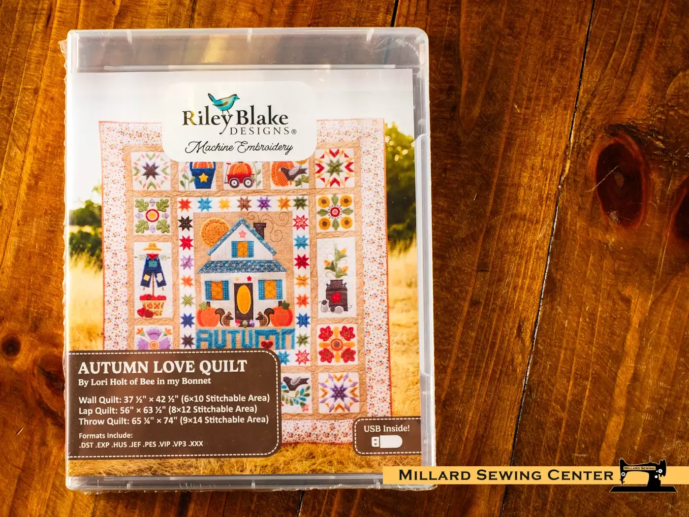 Embroidery Quilt Projects, Autumn Love by Lori Holt for Riley Blake Designs