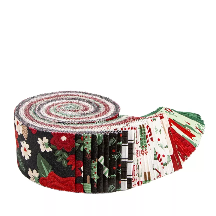 Evergreen Wishes 2.5 Inch Rolie Polie, 40 Pcs. Jelly Roll