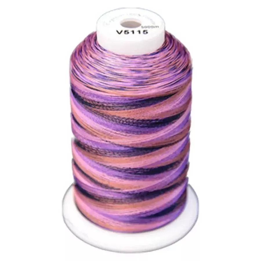 Exquisite Medley Variegated Thread - 115 Pansy Patch 5000M Spool