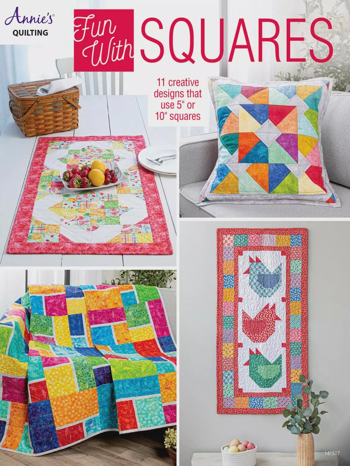 Fun With Squares # 1415171 By Annie's - Soft Cover Book