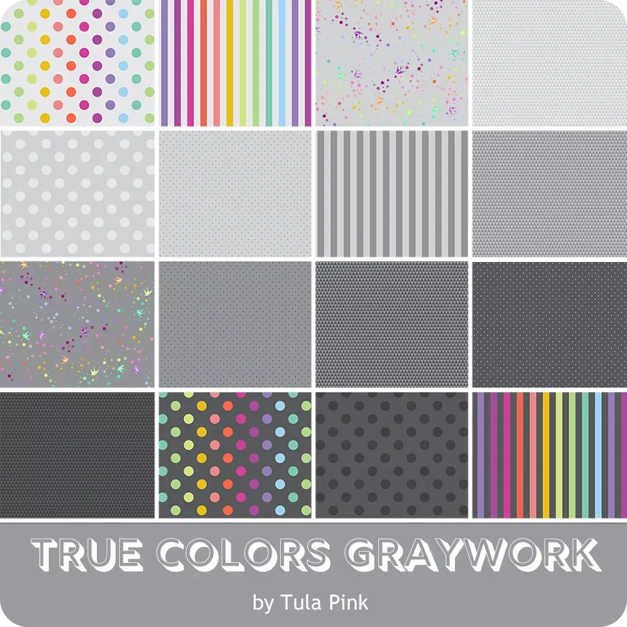 Graywork Fat Quarter Bundle colors only 16 fat quarters