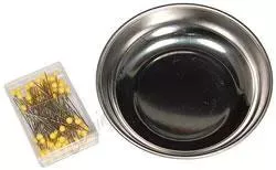Handy Helpers 4in. Magnetic Pin Bowl w/ Pins