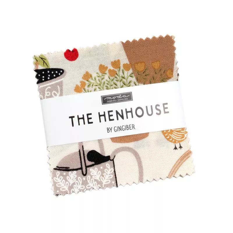 The Henhouse Mini Charm Pack 48430MC By Gingiber for Moda Fabrics Bin 79