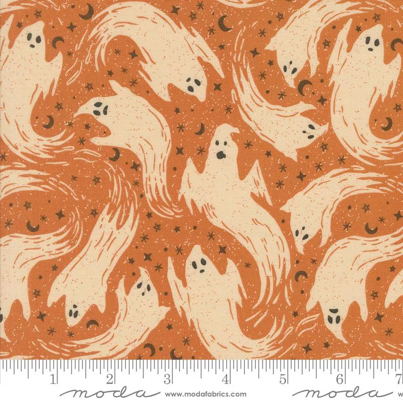 Home Sweet Haunt Ghostly Ghost Pumpkin Yardage 20914-14 by Stacy Iest Hsu for Moda Fabrics Sold in 1/2 yard Increments