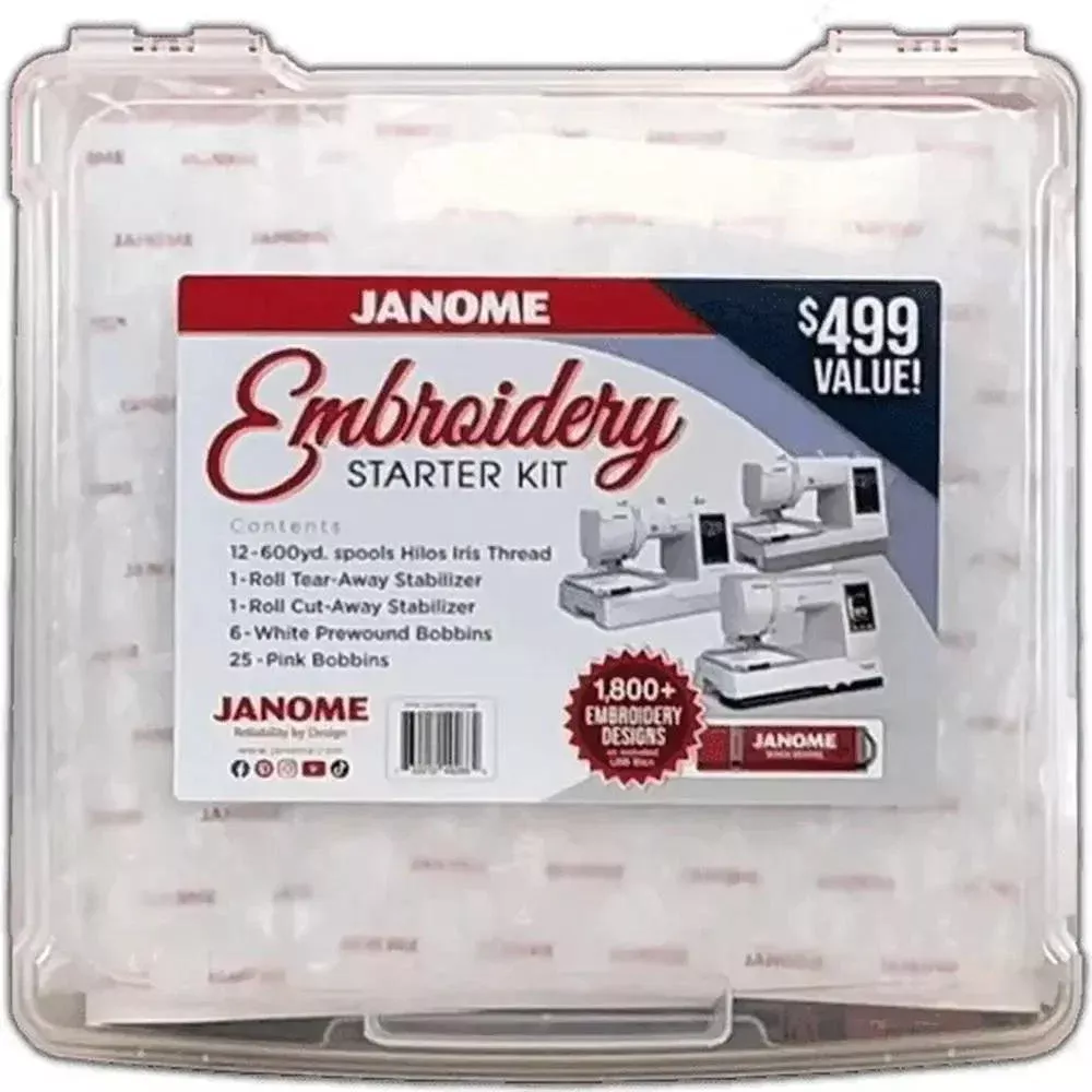 Janome Embroidery Starter KitFor MC1000, MC100e, MC9850
