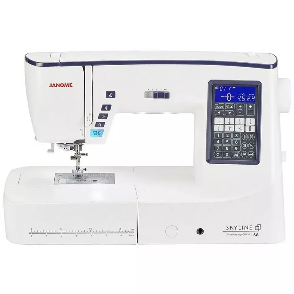 Janome Skyline S6 Anniversary Edition Sewing and Quilting Machine (OPEN BOX MODEL)