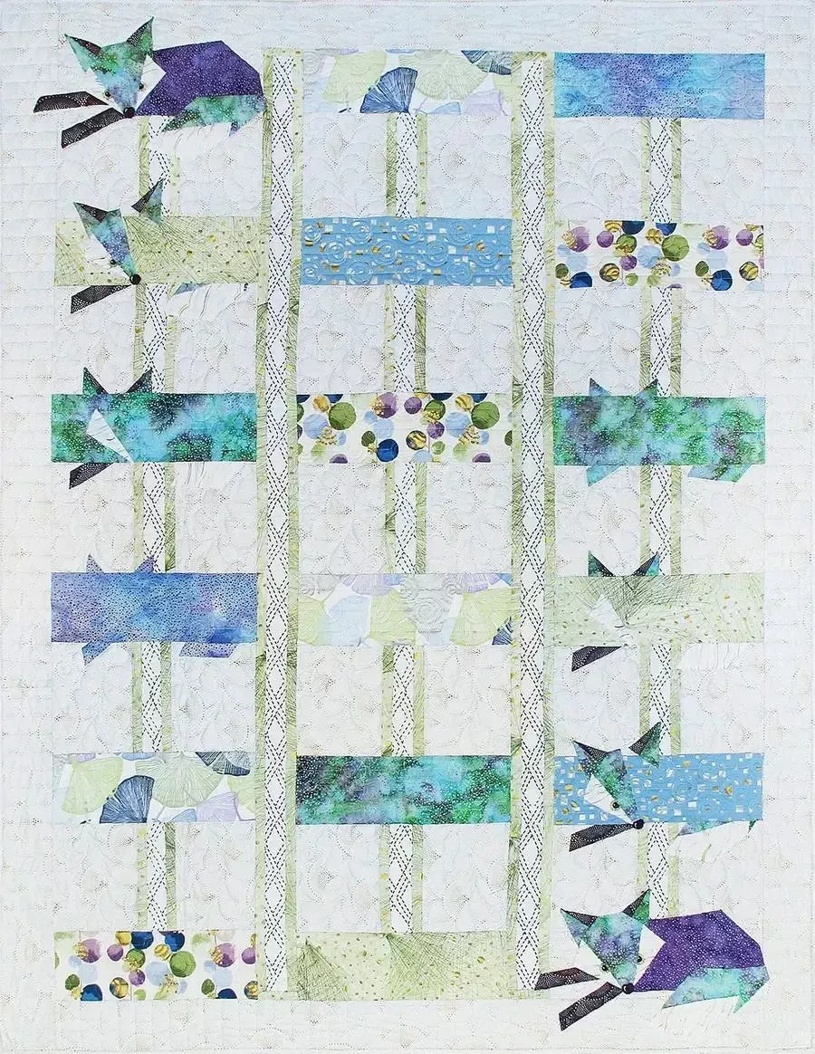 Java House Quilts Metamorfox Quilt Fabric Kit by Karen Brow