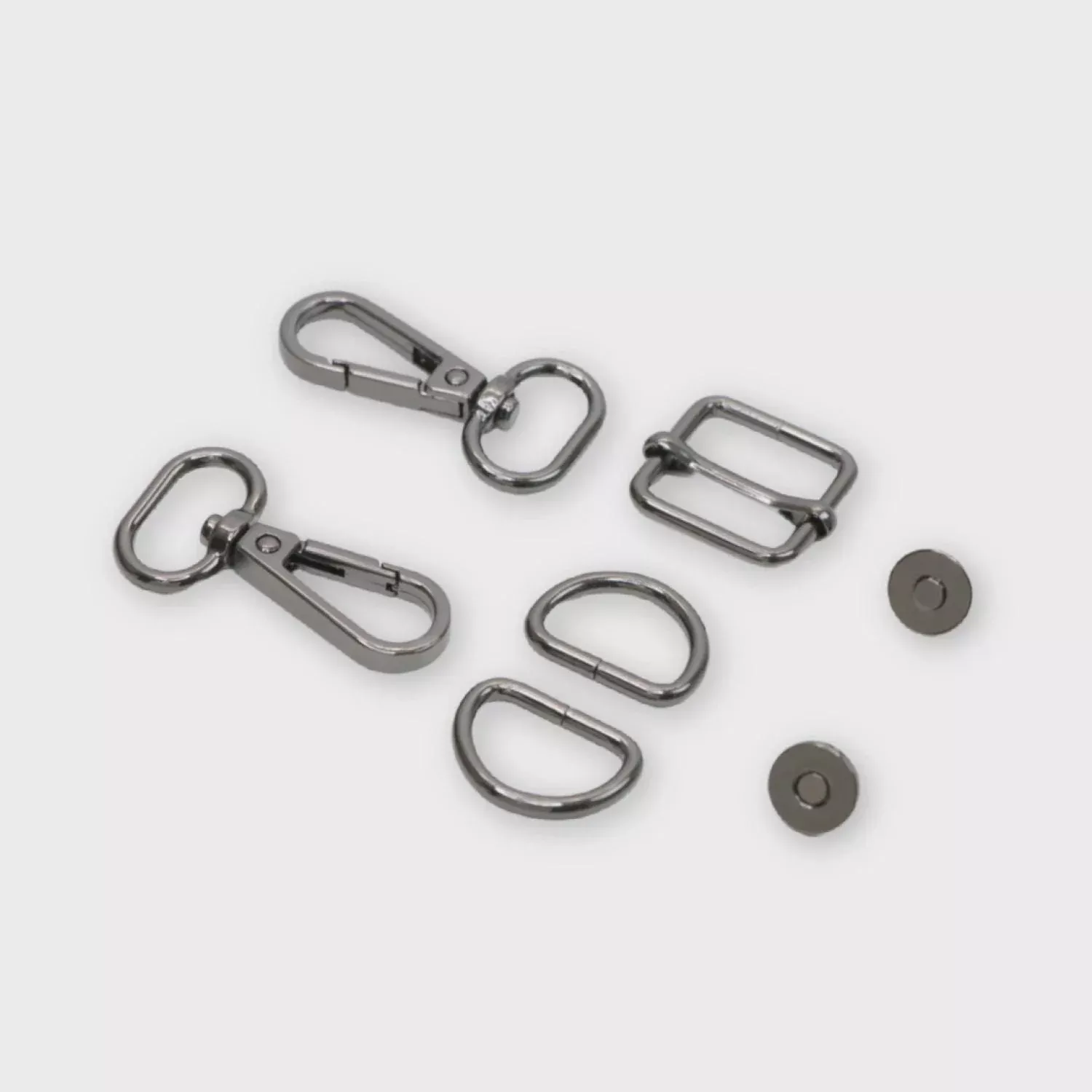 Level 4 Basic Hardware Kit 3/4in Gunmetal STS251B Sallie Tomato Hardware kit for bag making