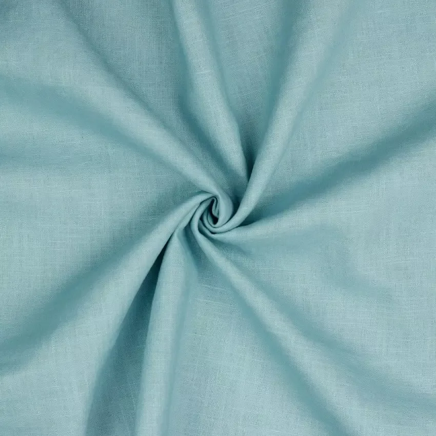 Linen Washed Fabric, 54/55″ Wide in Nile by Verhees