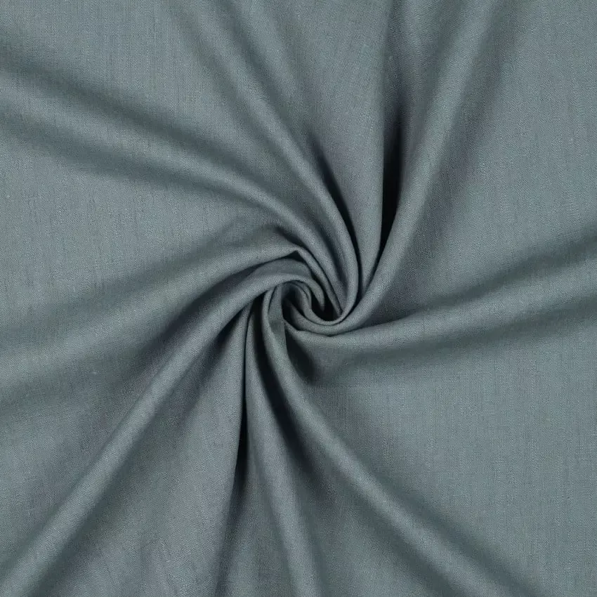 Linen Washed Fabric, 54/55″ Wide in Ocean Green by Verhees
