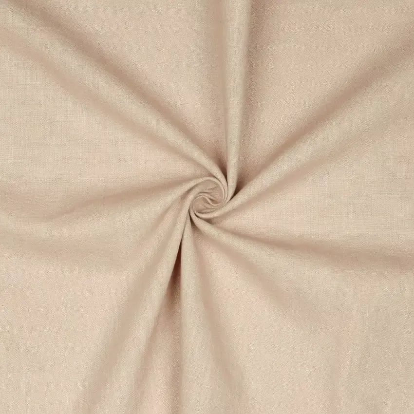 Linen Washed Fabric, 54/55″ Wide inLight Lilac by Verhees