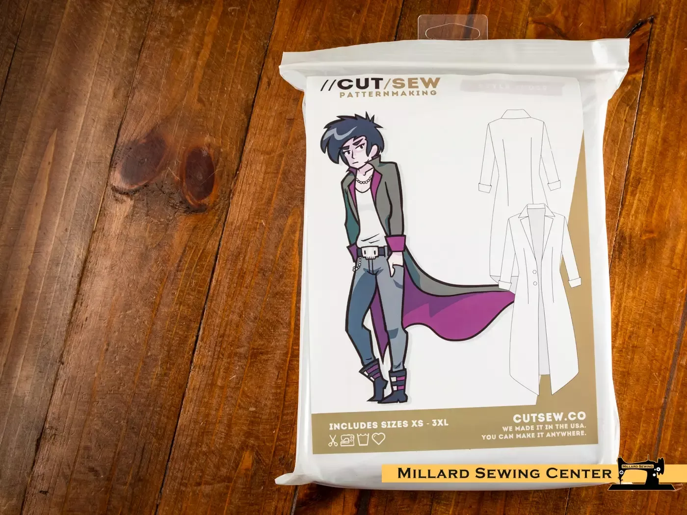Longline Duster Coat Pattern by Cut/Sew