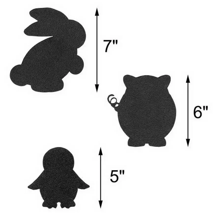 Martelli 3 Little Animals Tracing Applique Template Set 3pc