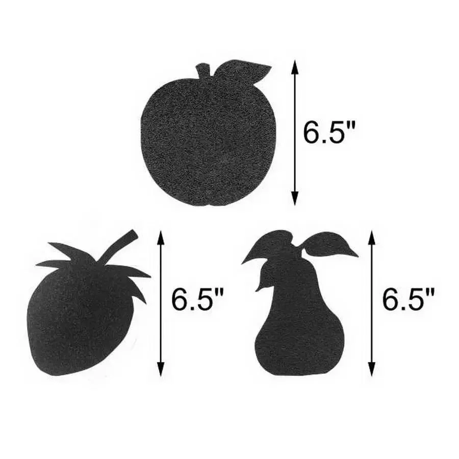 Martelli Big Fruits Tracing Applique Template set 3pc